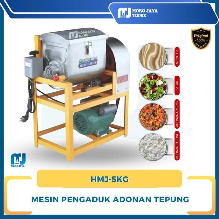 MESIN PENGADUK ADONAN TEPUNG / ALAT MENCAMPUR ADONAN ROTI HMJ 5KG