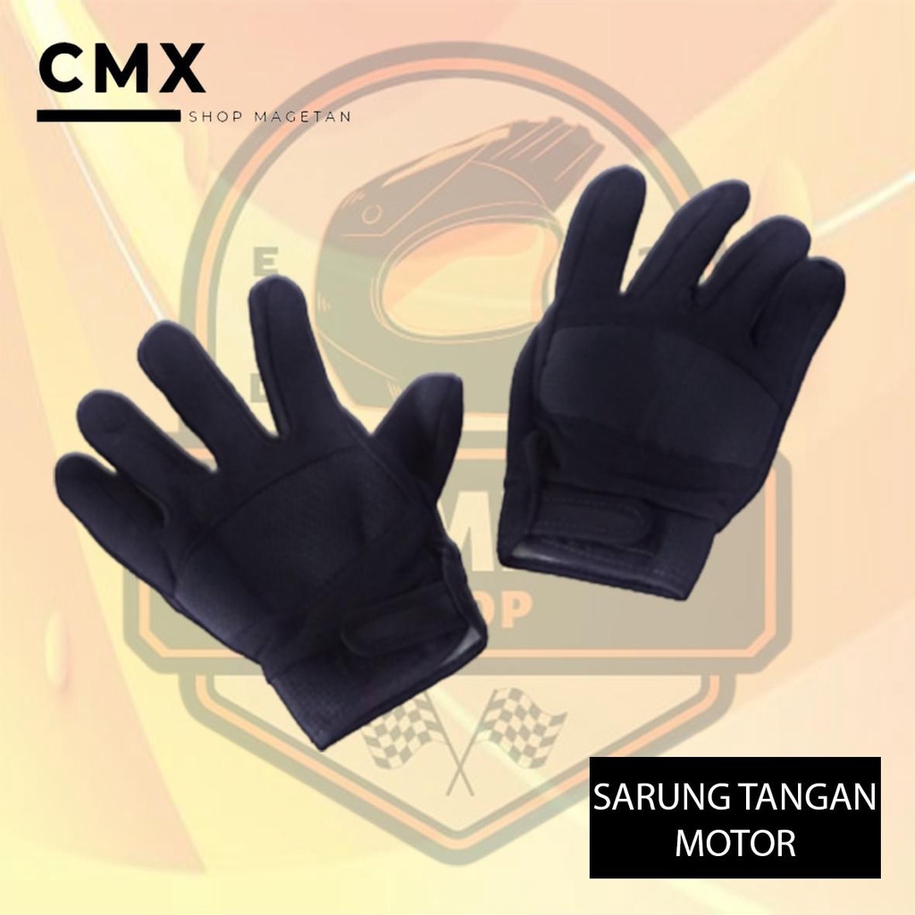（COD） Sarung Tangan Motor Sepeda Pria Wanita Ice Silk Gloves Anti Slip Es Sutra Nyaman dan Bernapas 