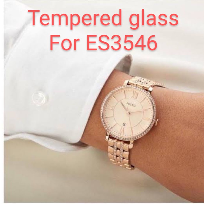TG tempered glass for FOSSIL ES3546 nti gores jam tangan pelindung layar screen protector watch smar