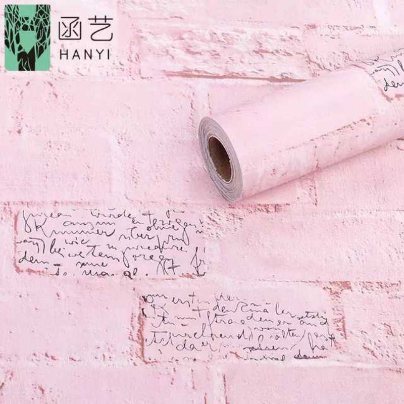 Bata Alam Pink Wallpaper Dinding Welpeper