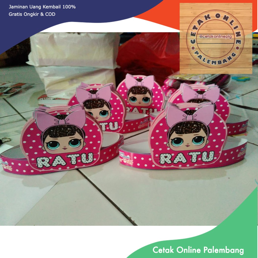 Terlaris TERLARIS, Topi Ulang Tahun | Topi Ultah LOL | Perlengkapan Pesta Termurah