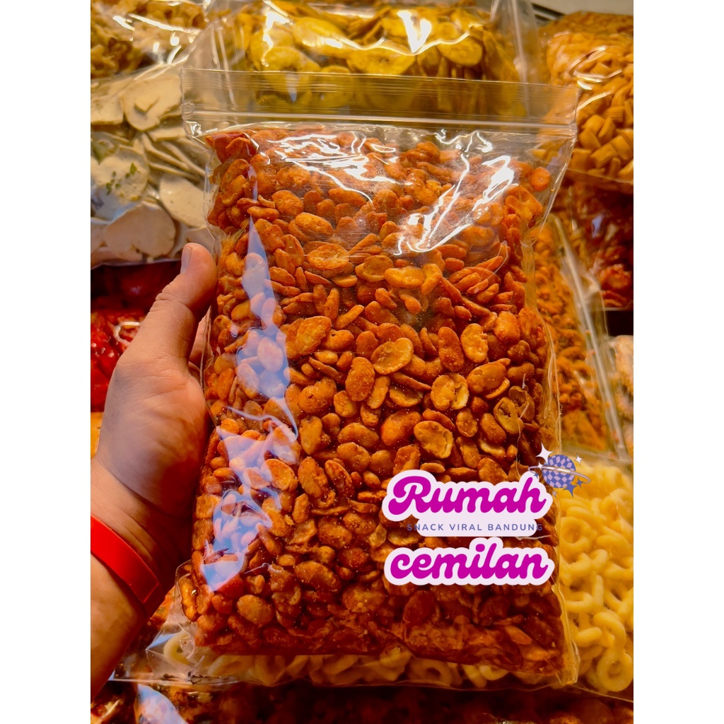 

Kacang Koro Kupas Rasa Pedas 250gram- Broad Bean Spicy Flavour - Pedas _RUMAH CEMILAN