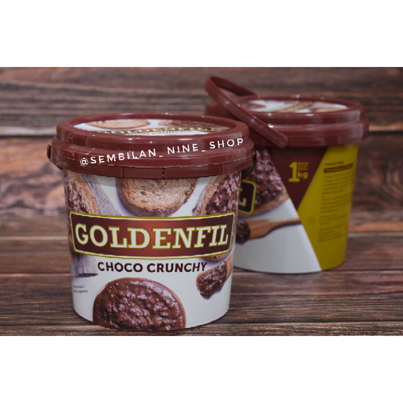 

Goldenfil Choco Crunchy 1 Kg Selai Cokelat Garing Renyah