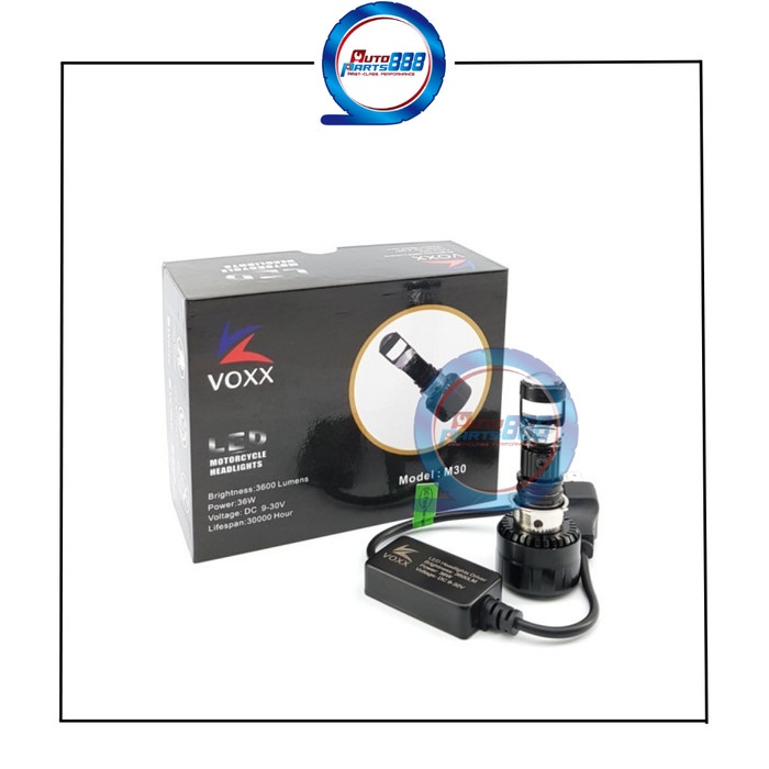 Lampu LED Mini Projector Motor VOXX LED M30 H6 H4 H7 36W Hi-Lo