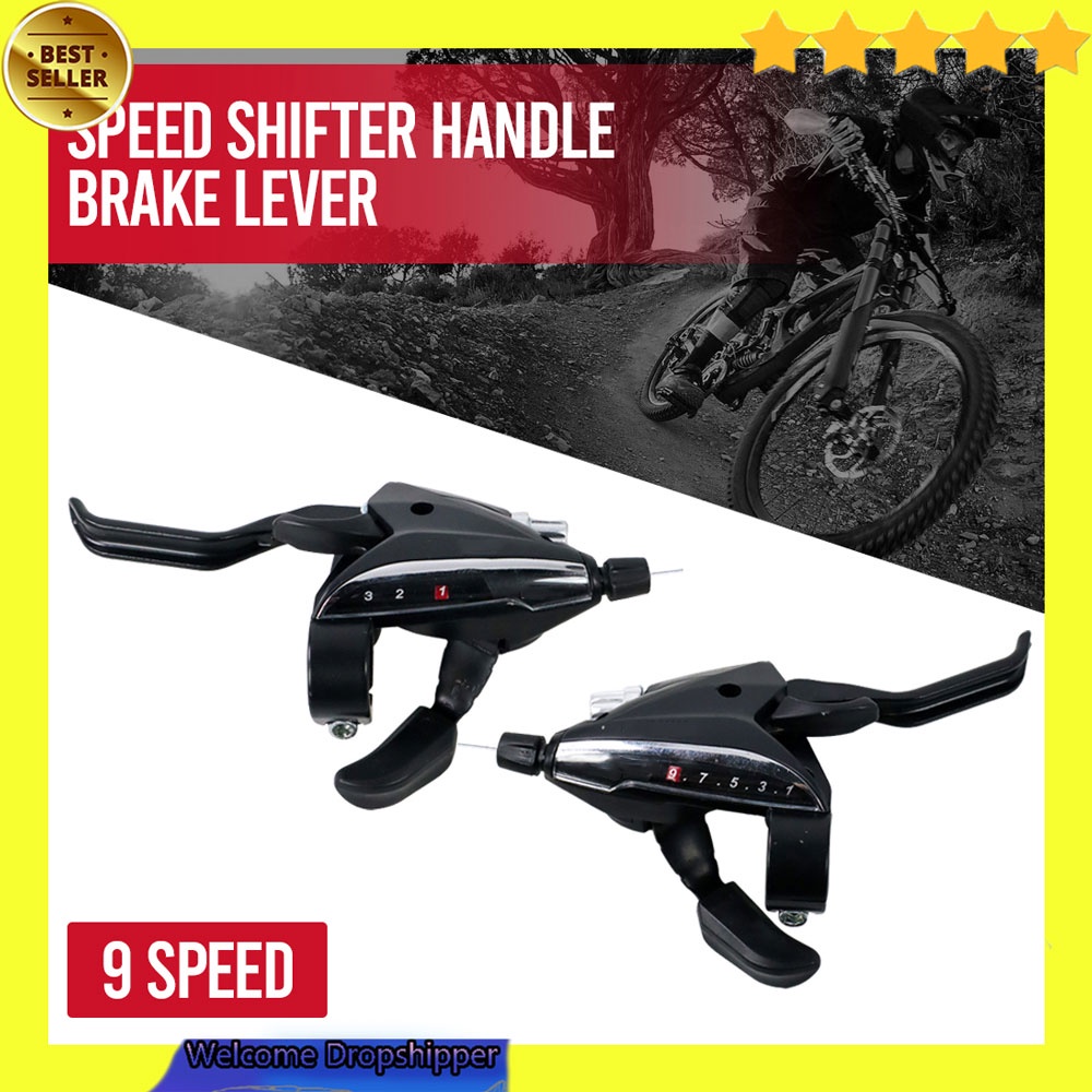 Shimona Shifter Handle Brake Rem Sepeda 2 PCS 9 Speed