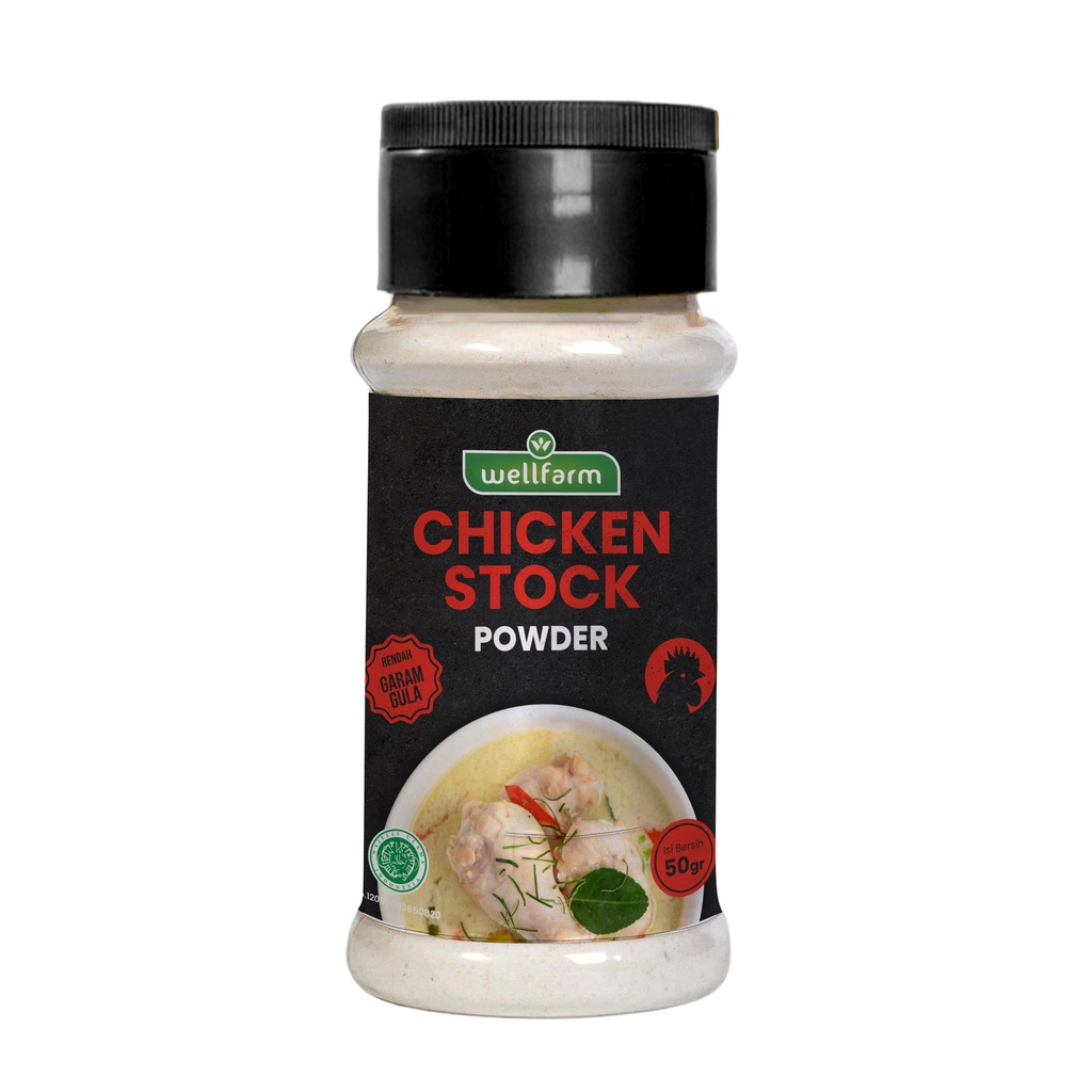 

WellFarm Chicken Stock Powder Bumbu Kaldu Ayam Premium Diet Frienly