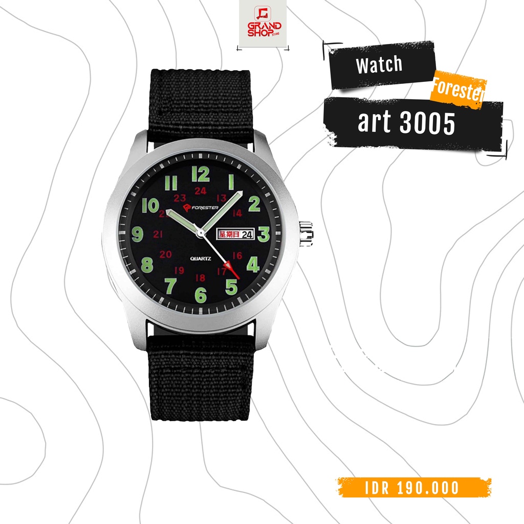 Jam Tangan / Watch JTF 3005 Analog Forester