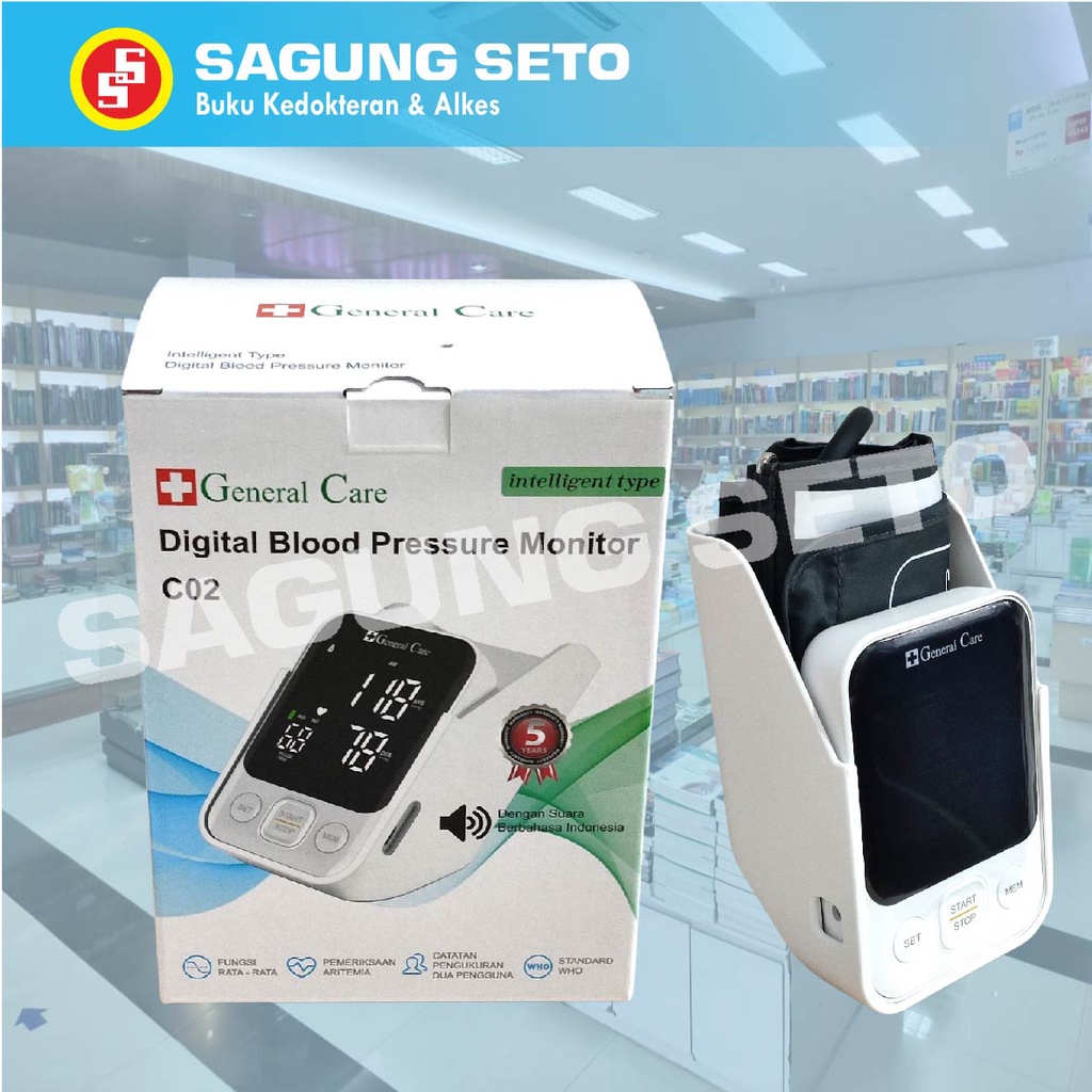 BLOOD PRESSURE MONITORING C02 GC / TENSIMETER DIGITAL GC C02