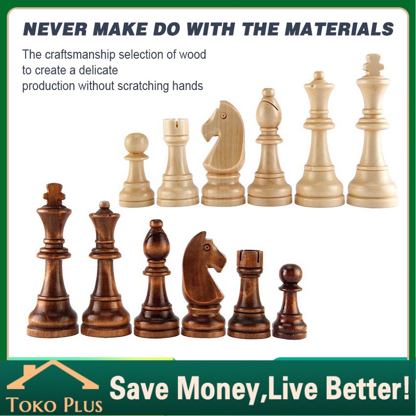 Buah Bidak catur kayu internasional