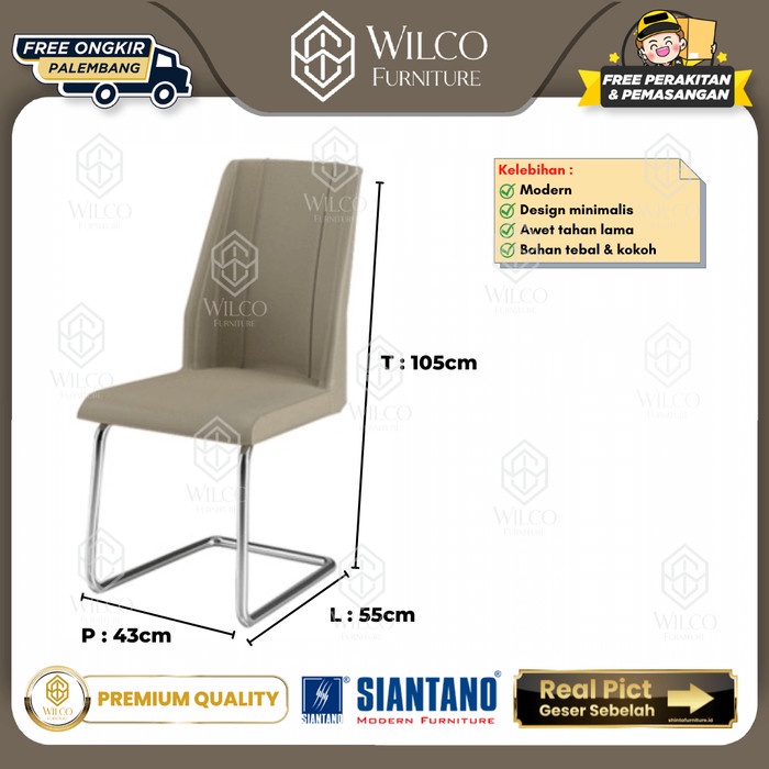 Kursi DC Verona Siantano / Kursi Meja Makan Furniture Murah Palembang