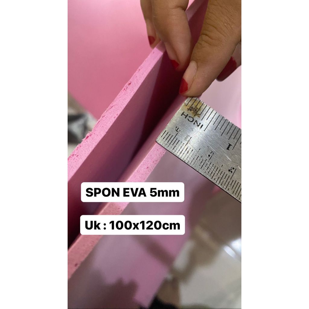 RDY spons eva EVA Foam / Spon Ati 5mm spons eva 5mm media kreasi ukuran 100x120cm