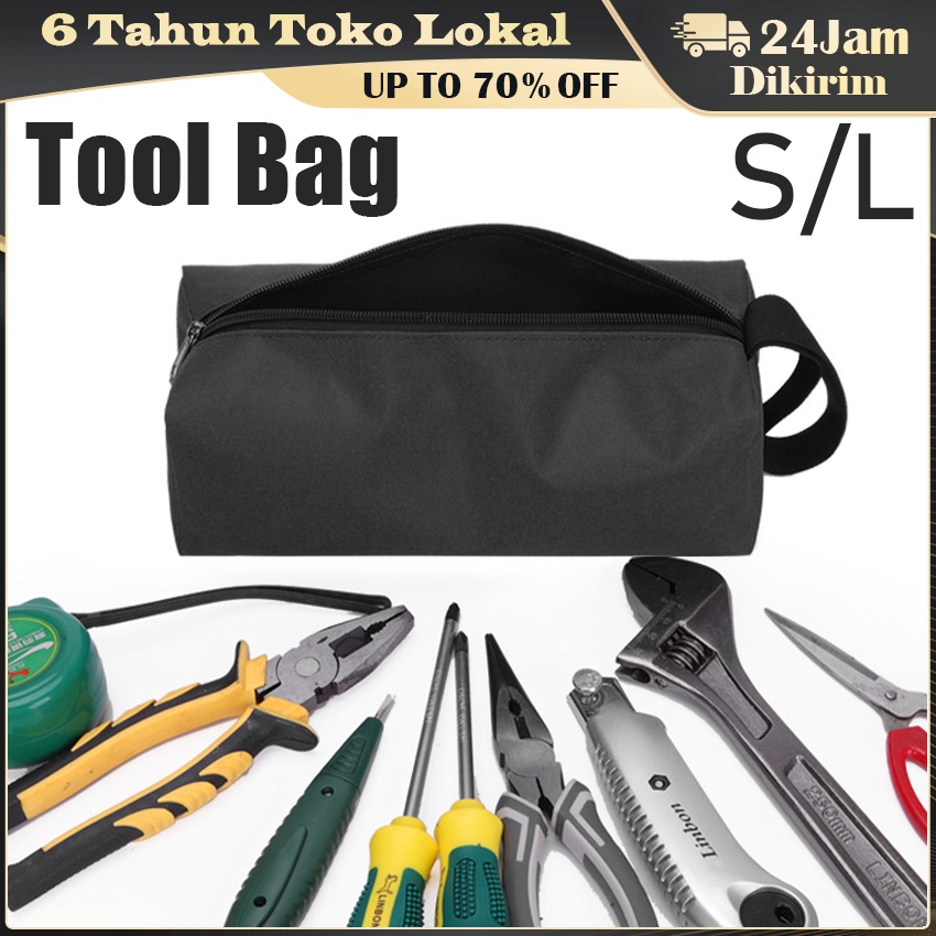 Tas Tempat Peralatan Multifungsi Abrasi Tas Aksesori Bengkel Mobil Motor Toolbag Tahan Air Tempat Ta