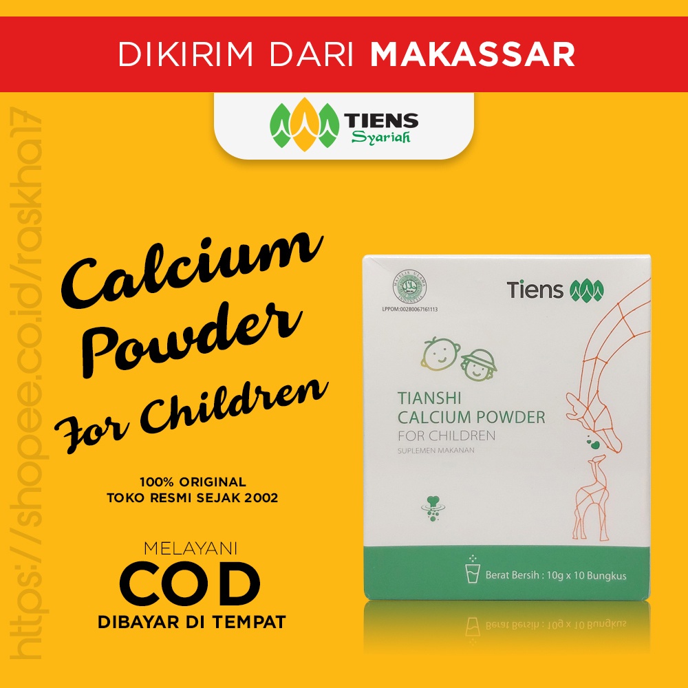 【COD】 Tiens Makassar : Kalsium Anak Tiens atau Calcium Junior Tiens | Ada Toko Fisik