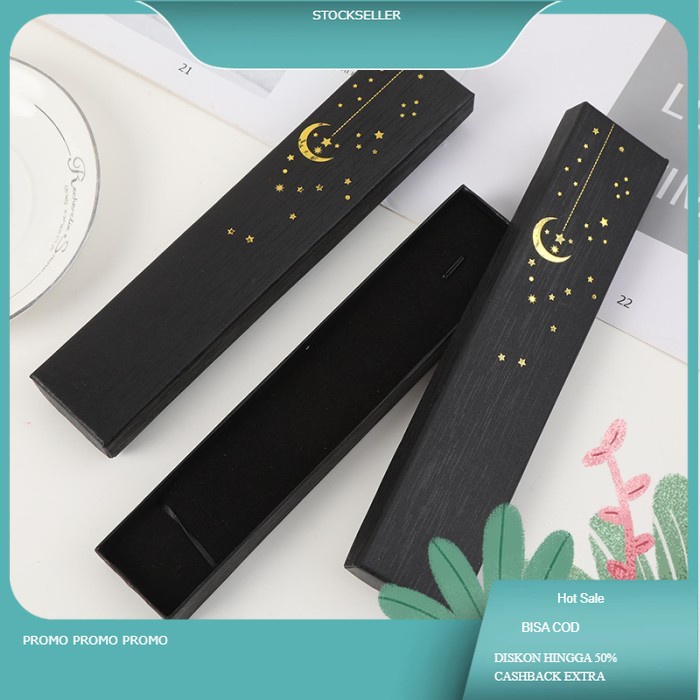 

Kotak Hadiah Penyimpanan Kalung Tasbih GP01 Jewelry Gift Box - Hitam