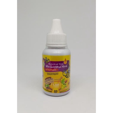 

Madu Anak Tetes Mix Qusthul Hindi 10 In 1 30 gr Plus Propolis