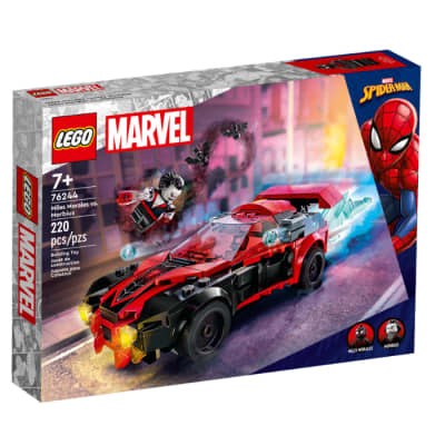 LEGO Superhero Miles Morales Vs Morbius 76244