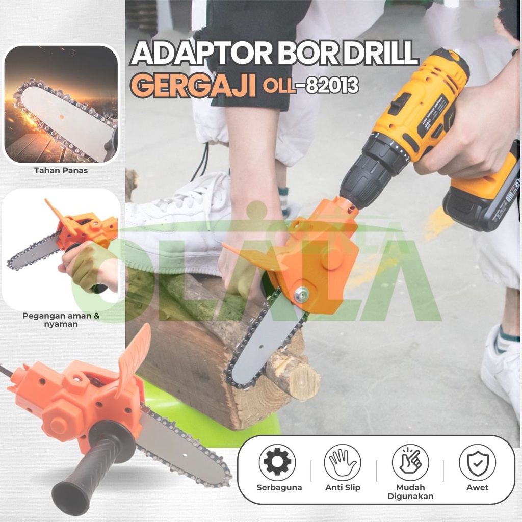 【COD】Adaptor Bor Ke Gergaji Mesin Adapter Reciprocating Mesin Bor Tangan Gergaji Konektor OLL-82013