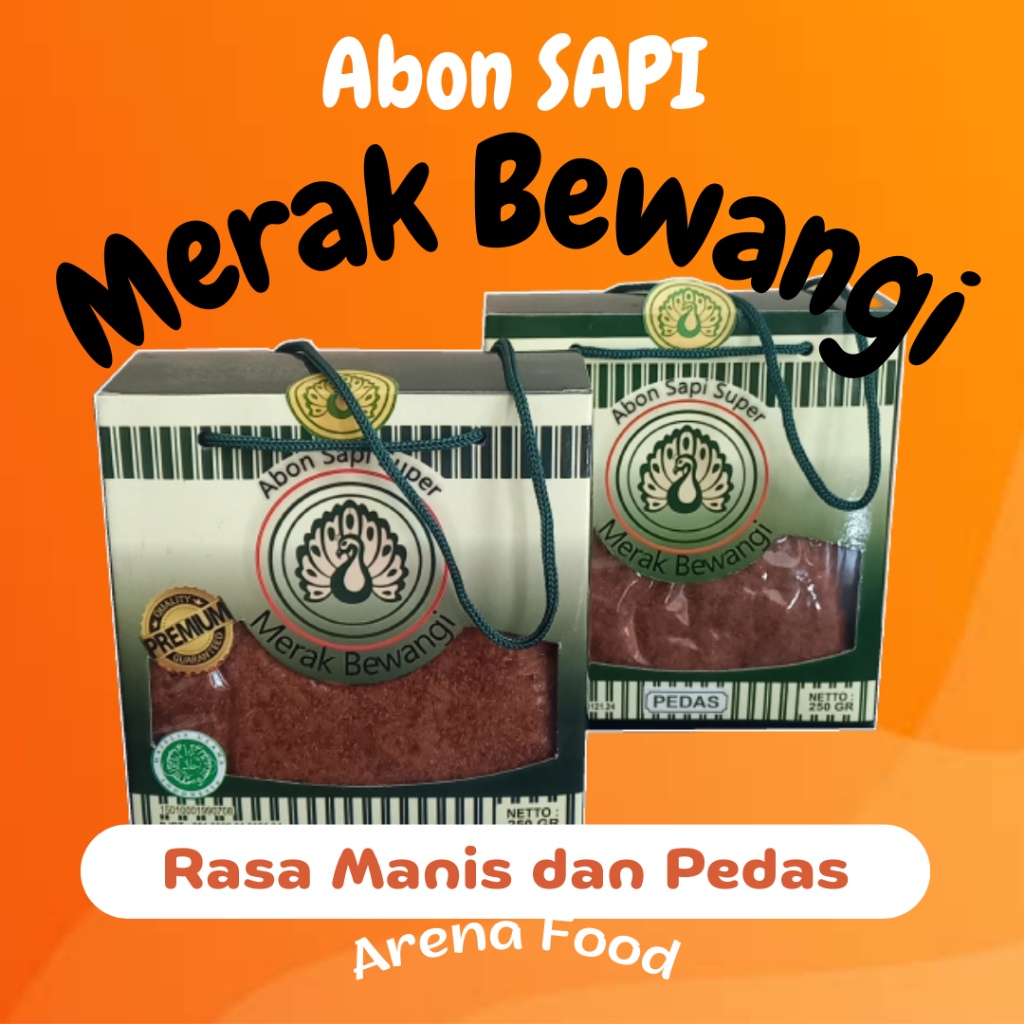 

Abon Super Premium cap Merak Bewangi 250 gram