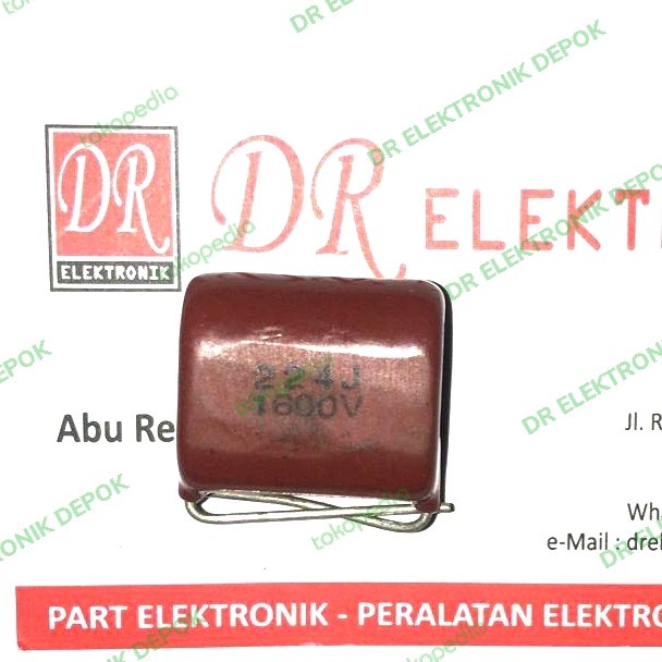 Milar 224j 224 220nF 1600volt 1600v Kapasitor Capasitor CBB22 220000pf LA27