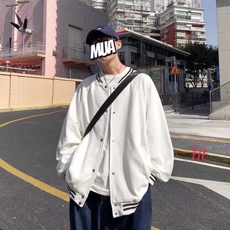 Jaket Baseball Big Size ( S - 6XL ) Jacket Varsity Kancing Bomber POLOS Oversized XXL XXXL 4XL 5XL F