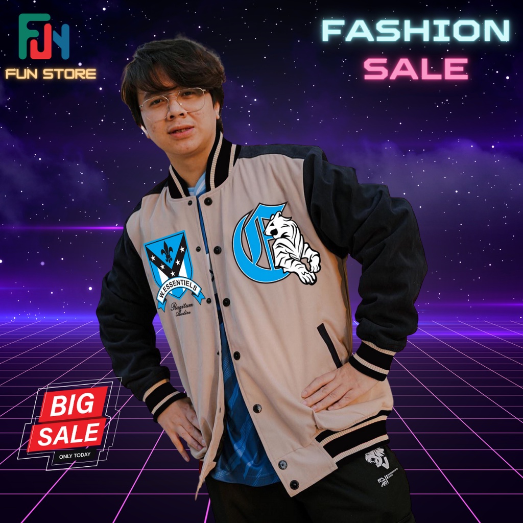 Jacket Varsity Evos Legends Esports 2023 Jumbo Big Size 2024 S M L XL XXL 3XL 4XL 5XL Bahan Fleece p