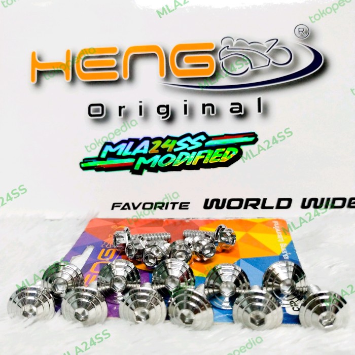 baut probolt body satria Fu raider by Heng thailand stainless 17pcs