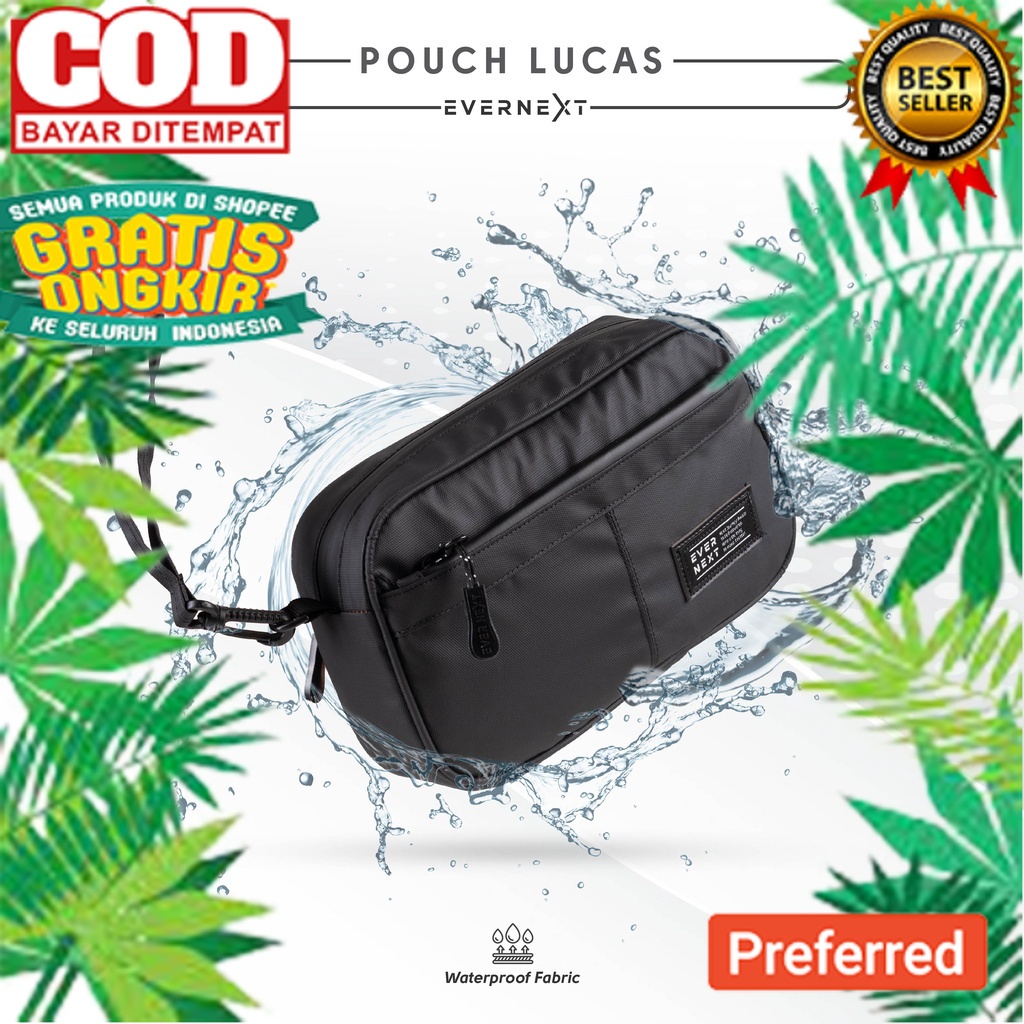 Promo tas handbag unisex pria wanita waterproof terbaru tas tangan wanita anti air tas dompet pria h