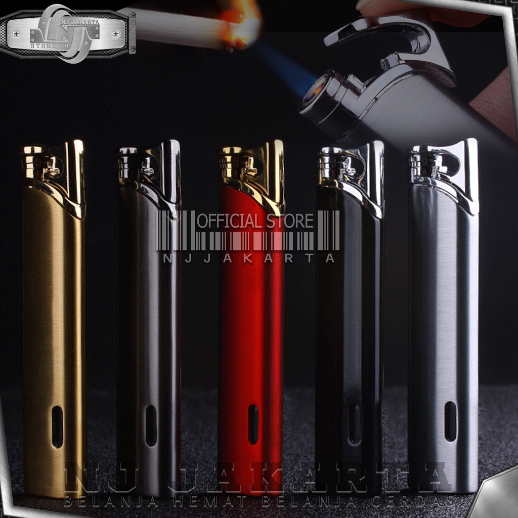 KOREK API MANCIS Exclusive GAS LIGHTER SLIM JET Warna Random