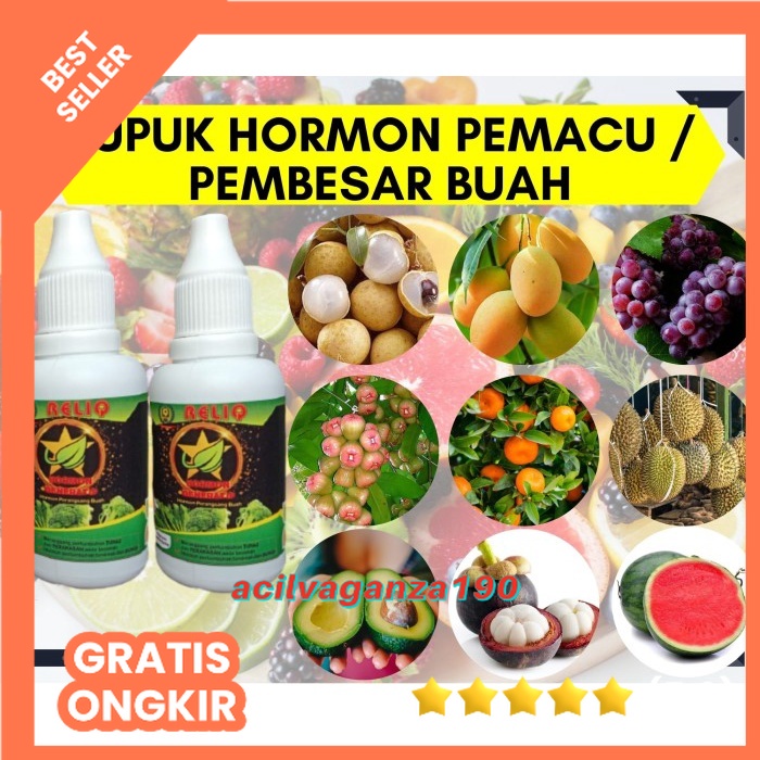 Hormon Tanaman Giberelin, Pupuk Hormon Giberelin GA3 Bunga dan Buah