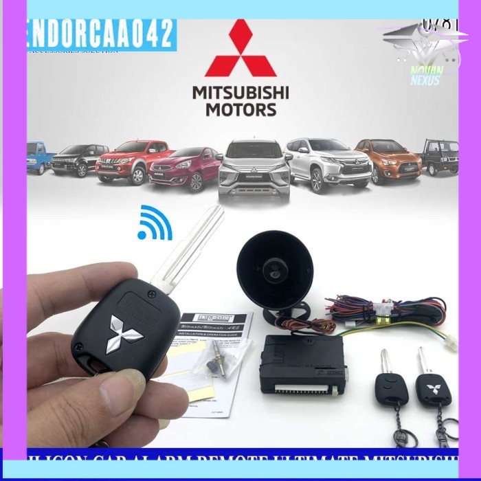 ORIGINAL Silicon Alarm Remote Mobil Ultimate Mitsubishi Alarm Mobil