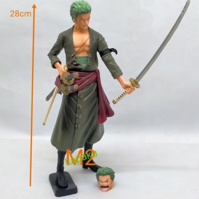 MURAH-  FIGURE ONE PIECE GRANDISTA RORONOA ZORO NERO version - Ver#B- 1.2.23