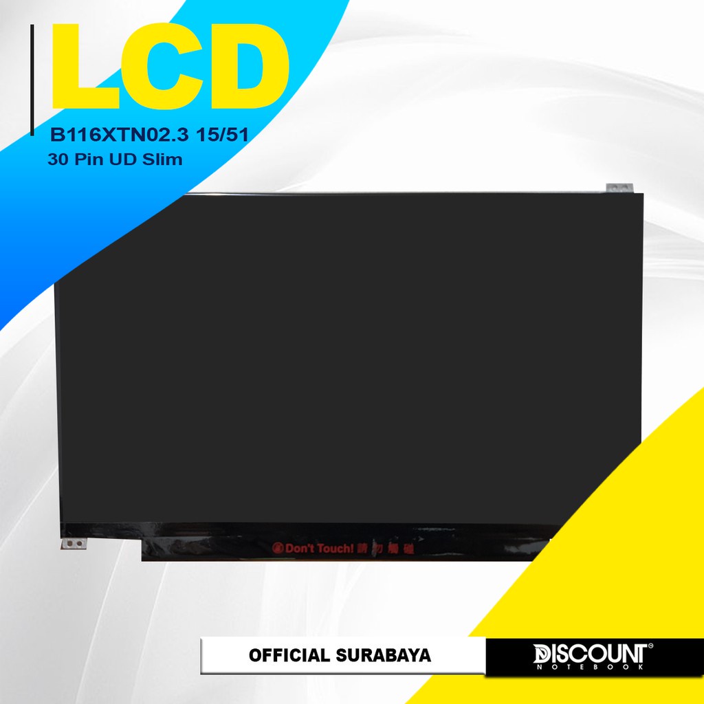 LCD LED LAYAR LAPTOP 11.6" SLIM 30pin
