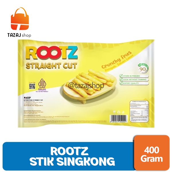 

Rootz Stik Singkong 400gr Cassava Crunchy Fries