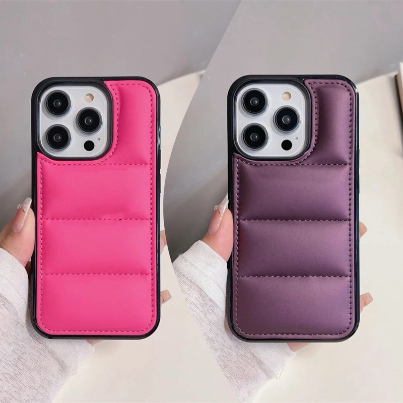 PUFF DOWN JACKET PARACHUTE CASE IPHONE XR 11 12 13 14 15 PRO MAX PLUS