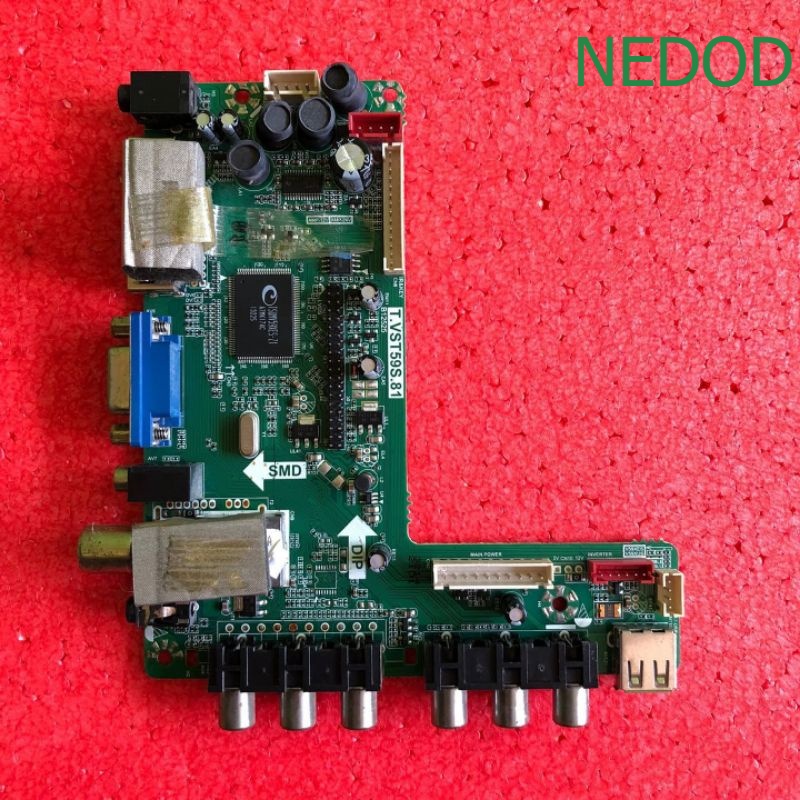 MB - MAINBOARD - MESIN TV LED POLYTRON 50 INCHI - PLD 50T951 A - 50 T 951- 50T961 A- BATAM PART