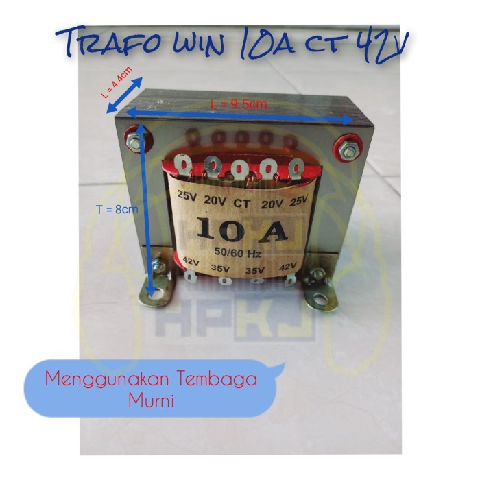 TRAVO TRAFO 10A CT 42 WIN trafo 10 amper ct42 win