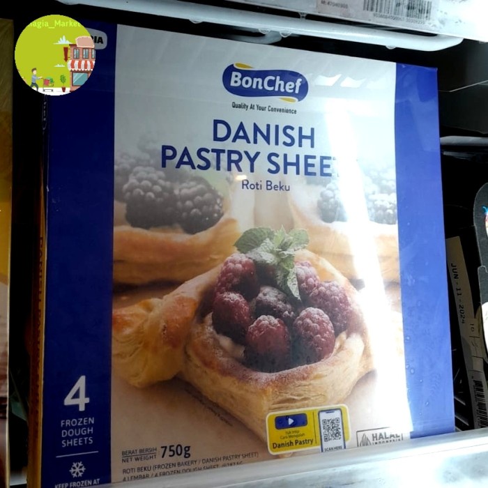 

BONCHEF DANISH PASTRY SHEET 750GR (Pengiriam Khusus GOSEND)