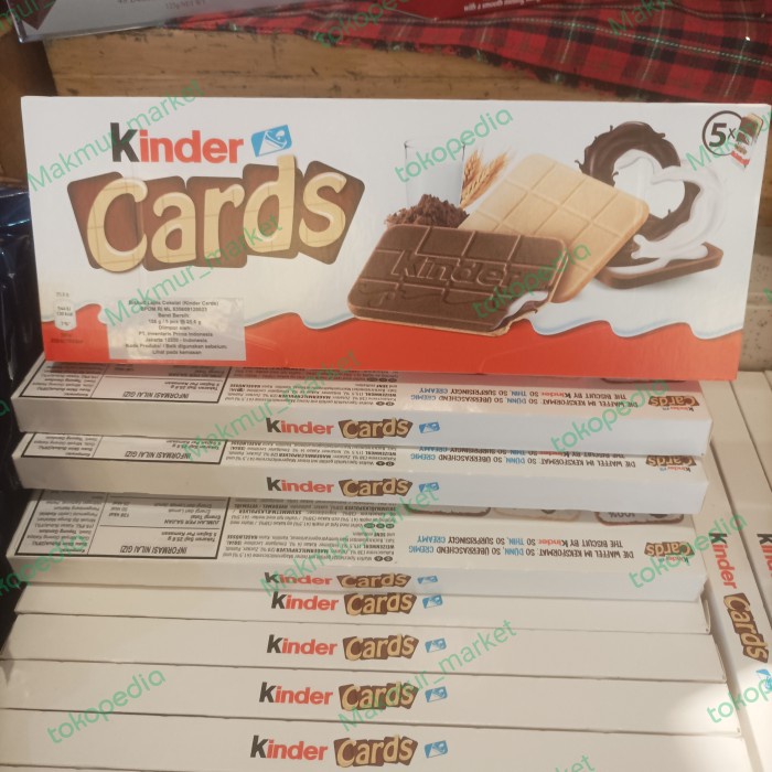 

kinder cards biscuit 128gr