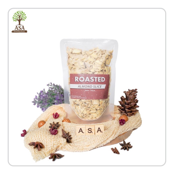 

Roasted Almond Slice 250 gram