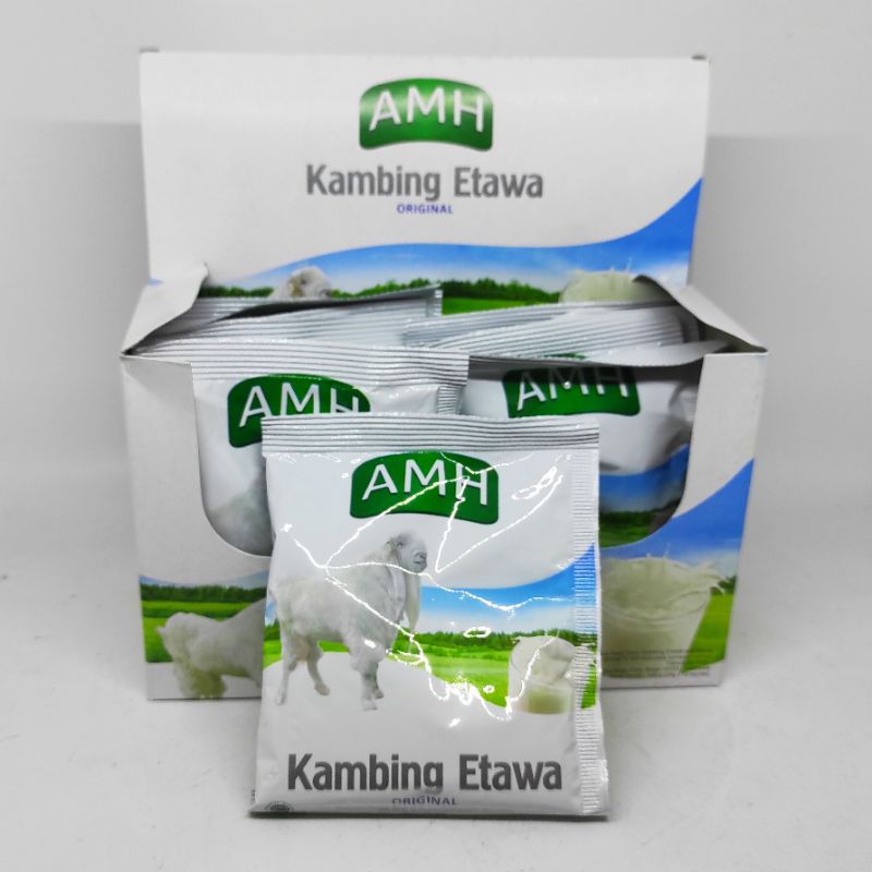 

Susu Kambing Etawa AMH Harga/Box Isi 10 Sachet / AMH Kambing Etawa / Etawa AMH Full Cream I SUSU KAMBING SEHAT