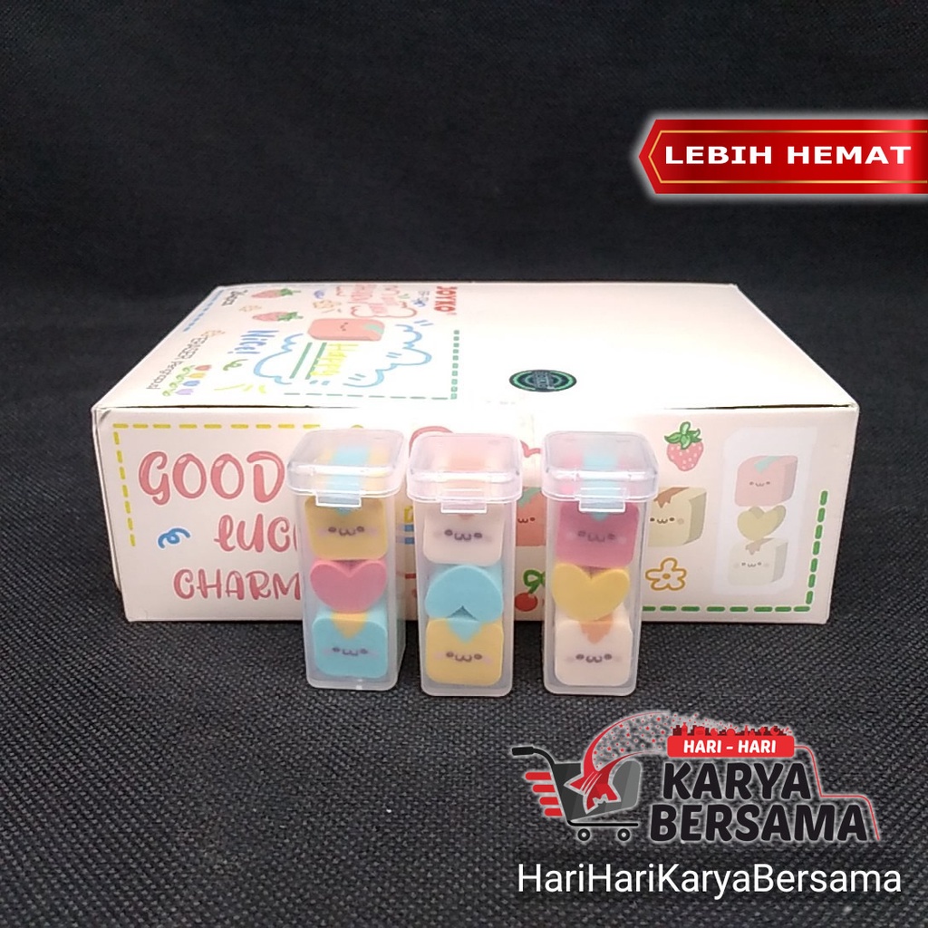 

PENGHAPUS JOYKO ERASER GOOD LUCK CHARM ER-134 ISI 24PCS MOTIF RANDOM
