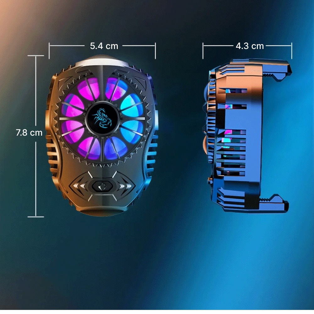 Smartphone Cooling Fan Kipas Pendingin HP Gaming RGB
