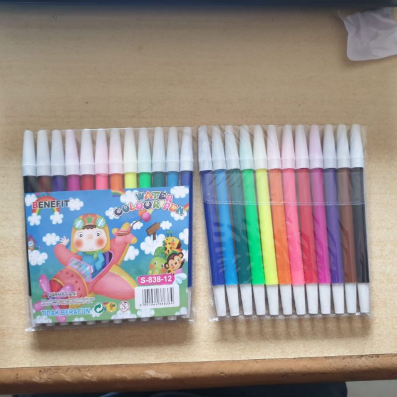 

AMANDA Benefit Spidol 12 warna Bagus murah (1set) 838