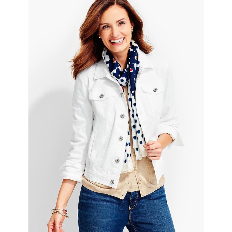 White Denim Talbots Jacket #209