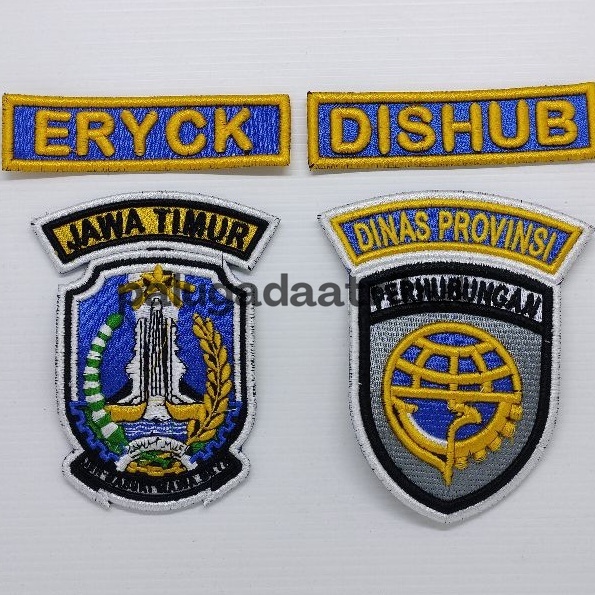 Best Seller Bordir Timbul PDH Dishub / Bordir Logo Timbul PDH Dishub / Logo Bordir Timbul PDH Dishub