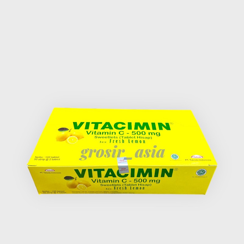 

Vitacimin Lemon Box Isi 50 Strip