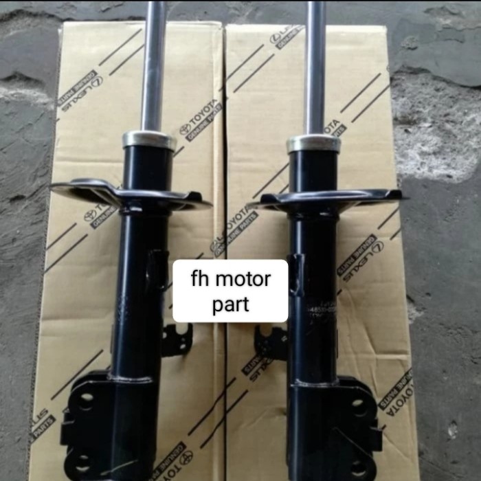 shockbreaker toyota wish depan asli original toyota