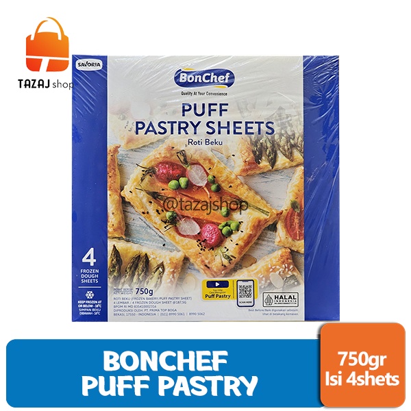 

Bochef Mix Butter Puff Pastry 750gr