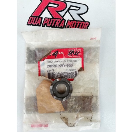 ring gear gir gigi pinion selahan slahan kick stater kickstater engkol cvt original ori honda vario 