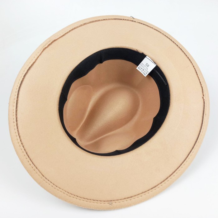 ✨MURAH✨ -Topi Laken Jazz Vintage Fedora / Topi Country / Topi Koboi Khaki Ori - Black